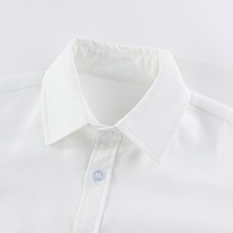 シャツ キッズ 長袖 春秋 白シャツ 子供服 小学生 制服 ピアノ 発表会 抗シワ