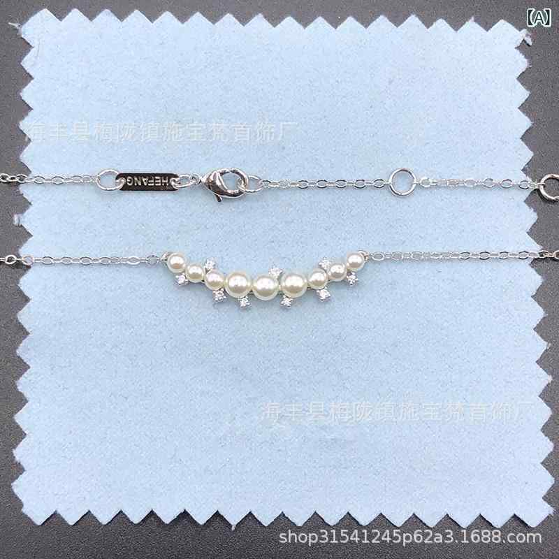 ネックレス レディース ファッション アクセサリー ジルコニア ペンダント 鎖骨チェーン 上品 エレガント おしゃれ