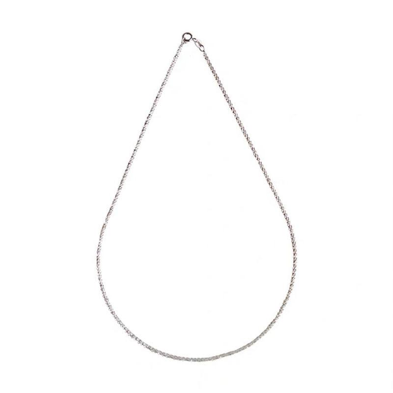 ネックレス レディース シルバー925 鎖骨 素 chains 光沢 S字チェーン イタリア製 かわいい 上品 エレガント