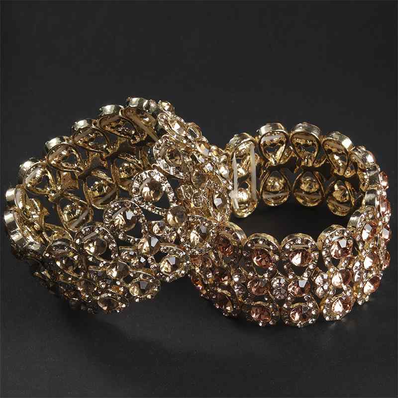 ブレスレット レディース 手作り ファッション ジルコニア 楕円形 手飾り 円形 満点ダイヤ 手編み バングル アクセサリー