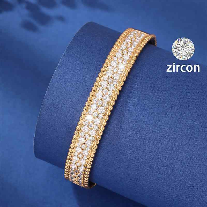 珠 - ブレスレット レディース ジルコニア 満天星 微細 繊細 手元 おしゃれ かわいい 手環 ギフト プレゼント