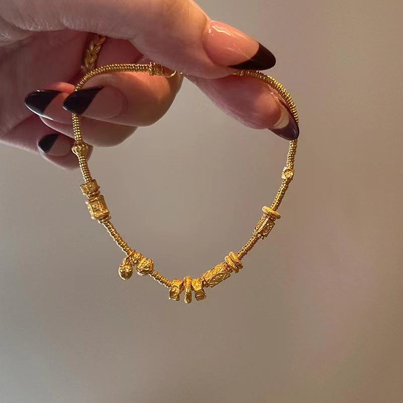 ブレスレット レディース ゴールド 手 цепочка ра 手首飾り ギフト 贈り物