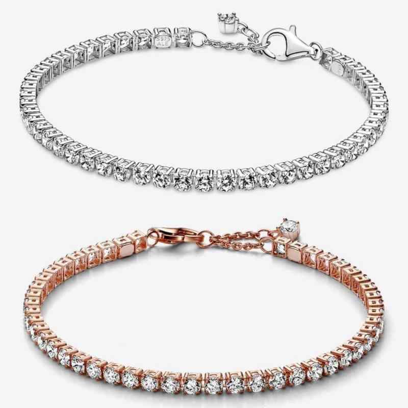 シルバー925 角型 テニスブレスレット