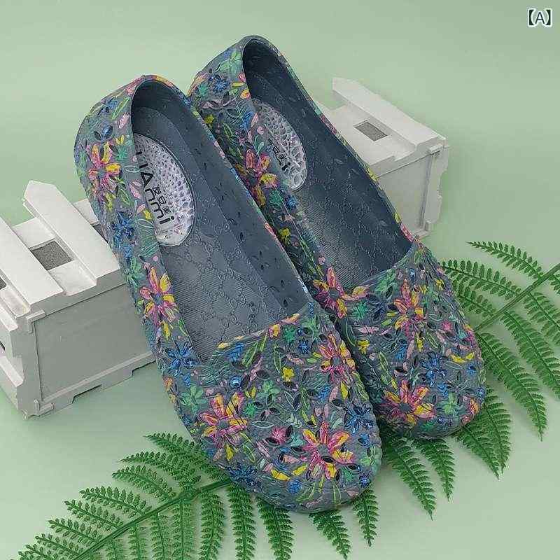 レインブーツ レディース 薄型 フラットソール 柔らかい 滑り止め ローヒール 歩きやすい 40代 50代 かわいい おしゃれ 包み込むような安心感 プラスチック