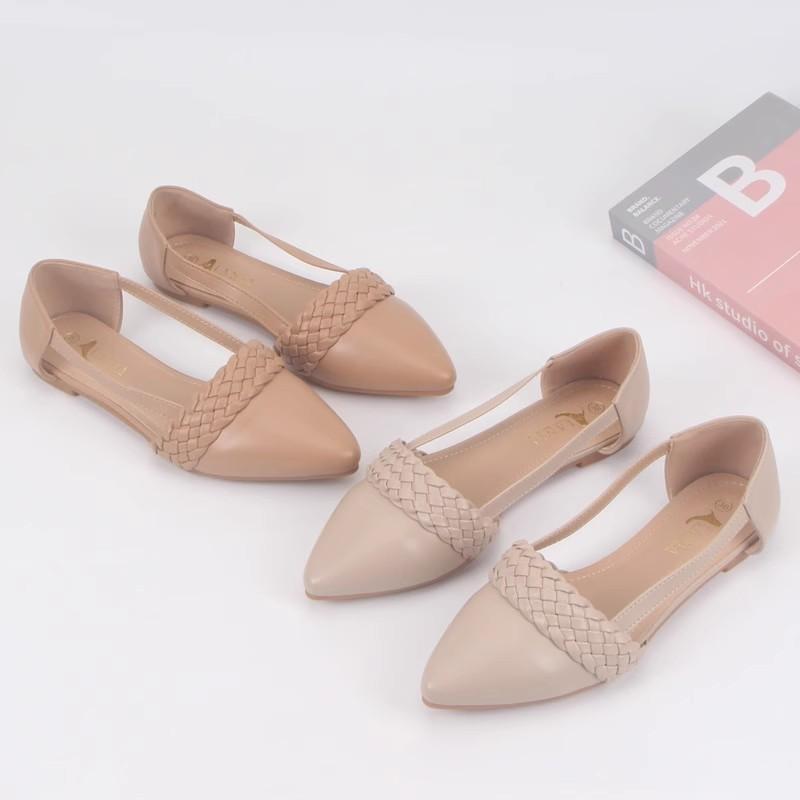 サンダル レディース フラット ぺたんこ ローヒール ポインテッドトゥ 編み込み 涼しい 蒸れない 履きやすい 歩きやすい 痛くない カジュアル 普段使い 旅行 お洒落 かわいい