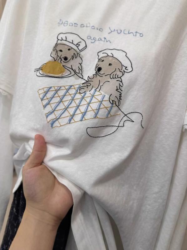 Tシャツ レディース 大きいサイズ 綿100% 長袖 春秋 ゆったり かわいい カートゥーン プリント 切り替え チュニック トップス 体型カバー 普段使い 部屋着