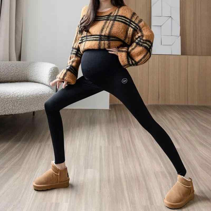 パンツ レディース マタニティ 秋冬 外着 レギンス 大きいサイズ 裏起毛 厚手 ヨガ 接触温感 バービーパンツ 伸縮性 スキニー あったか