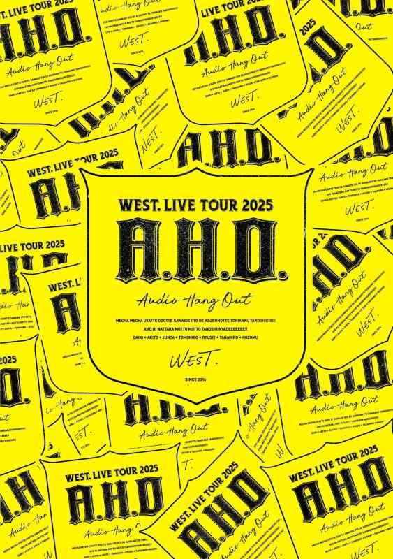 【中古】WEST. LIVE TOUR 2025 A.H.O. -Audio Hang Out- (通常盤) (DVD) -WEST.