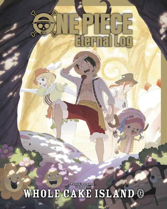【中古】【】ONE PIECE Eternal Log “WHOLECAKE ISLAND” 上（特典:アクリルスタンド＋メーカー特典：A3ポスター＋2巻連動予約購入メーカー特典・2巻収納BOX応募用シリアルコード） [Blu-r