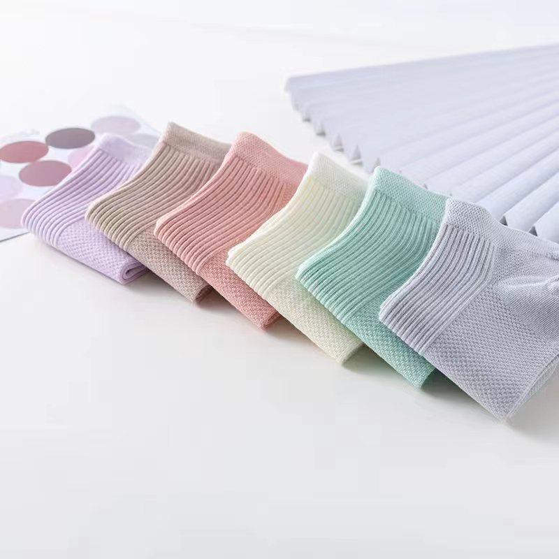 靴下 レディース 女性用 中短筒 メッシュ コットン 防臭 蒸れにくい 通気性 快適 伸縮性 締め付けない リラックス 普段使い カジュアル