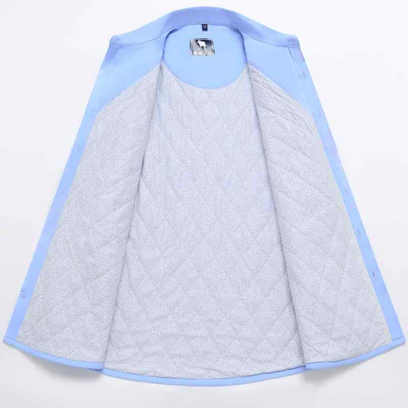 シャツ メンズ 男性用 ウール 暖かい 厚手 裏起毛 羊毛 ビジネス オフィス 通勤 トップス 秋冬