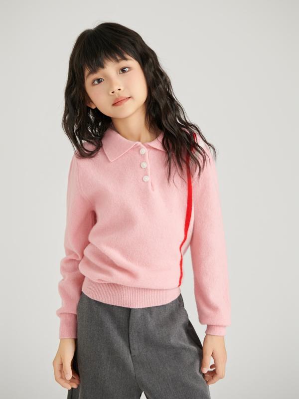 ニット キッズ 子供服 男女兼用 秋冬 ファッション セーター プルオーバー トップス カットソー ウール ブレンド 高級感・性別: 中性/男女兼用・スタイル: 韓国版・対象年齢: 中大童(8歳以上、140cm以上)・シーズン: 冬、秋・毛糸の太さ: 普通・厚さ: 普通・袖丈: 長袖・留め具: プルオーバー・柄: ストライプ・実写画像: モデルあり・素材: 羊毛・主な生地の組成: 羊毛100%・安全レベル: B類・フード: なし・色: ホワイト, 曙光ピンク, ライトブルー, ミディアムグレー, ブラック, ダークブルー・対応身長: 100cm, 110cm, 120cm, 130cm, 140cm, 150cm, 160cm, 170cm・製品カテゴリ: 子供用セーター