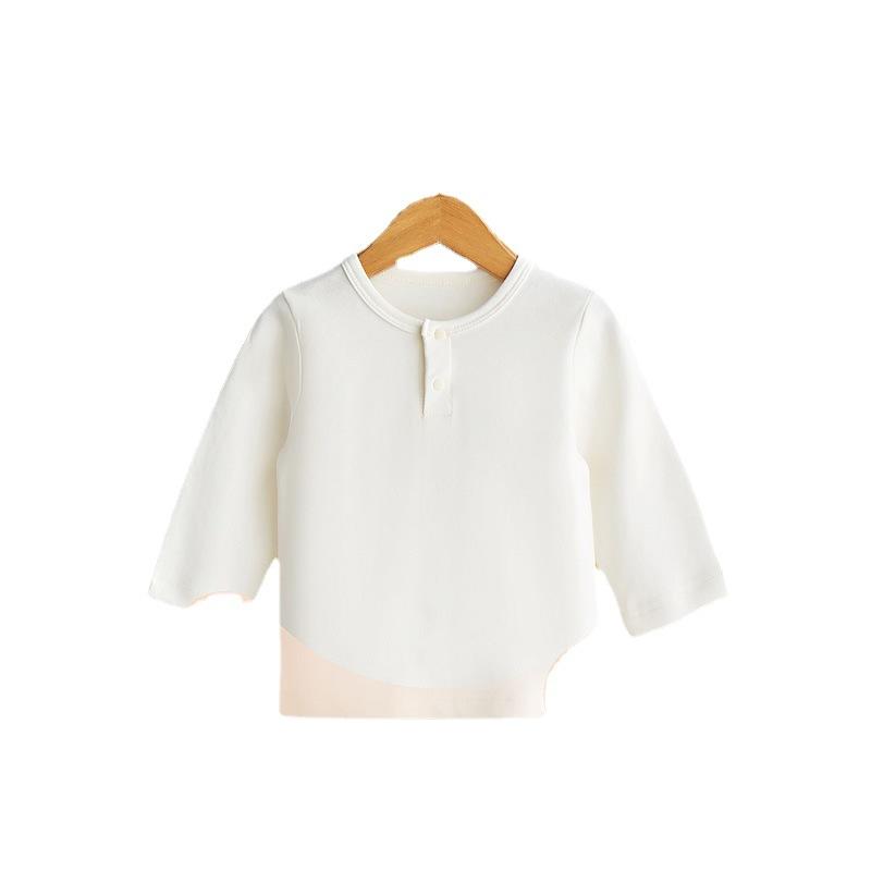 Tシャツ ベビー 赤ちゃん 長袖 半袖 トップス 純綿 インナー やわらか 春夏 秋冬