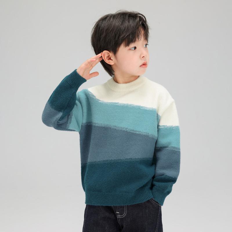 ニット キッズ 男の子 子供服 セーター 秋冬 保温性 ボーイズ 冬服 インナー レーヨン