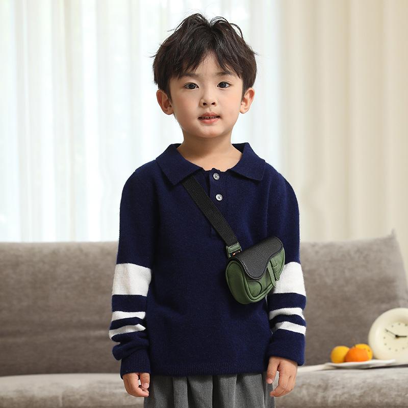 2子供服 ベビー服 ニット セーター 秋冬 長袖 Tシャツ 男の子 ポロシャツ おしゃれ 普段使い