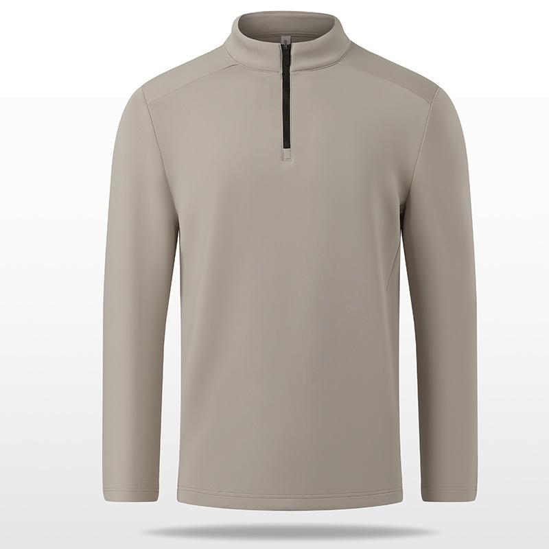 Tシャツ メンズ 男性用 秋冬 アウトドア スポーツ 伸縮性 長袖 ミドルネック インナー トップス 普段使い 部屋着・スタイル: スポーツ・柄: 無地・タイプ: プルオーバー・ネックライン: ハイネック・袖丈: 長袖・厚さ: 普通・対象: メンズ・素材: ポリエステル繊維（ポリエステル）90%・サイズ: M、L、XL、2XL、3XL、4XL、5XL・カテゴリ: Tシャツ・袖のタイプ: レギュラー・重さ: 180g～250g・特徴: 立体裁断、ノンアイロン・対象年齢: 大人・商品カテゴリ: Tシャツ