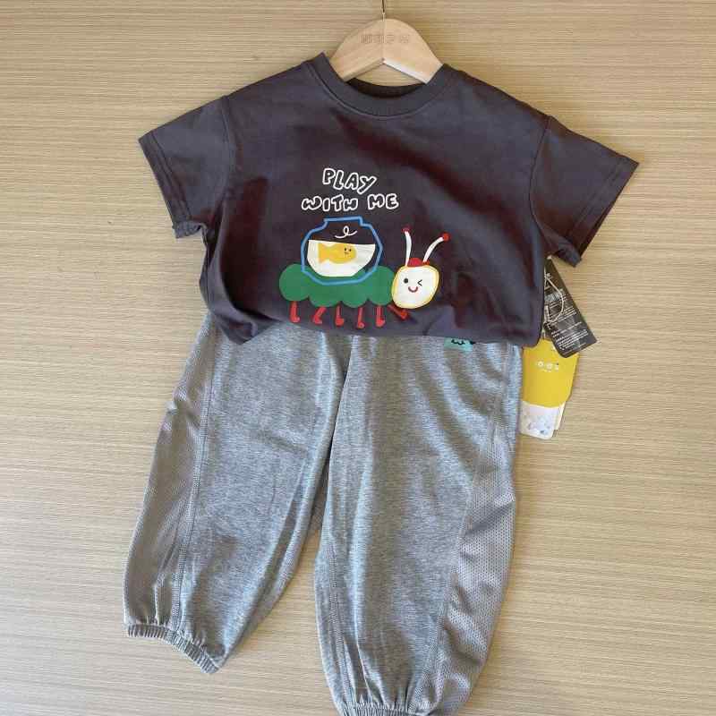 Tシャツ 男の子 半袖 夏 カートゥーン ベビー トップス パンツ 夏物 かわいい 普段使い