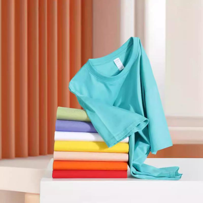 Other - Tシャツ 男性用 綿 ルーズ ドロップショルダー 半袖 企業 広告 文化祭 プリント