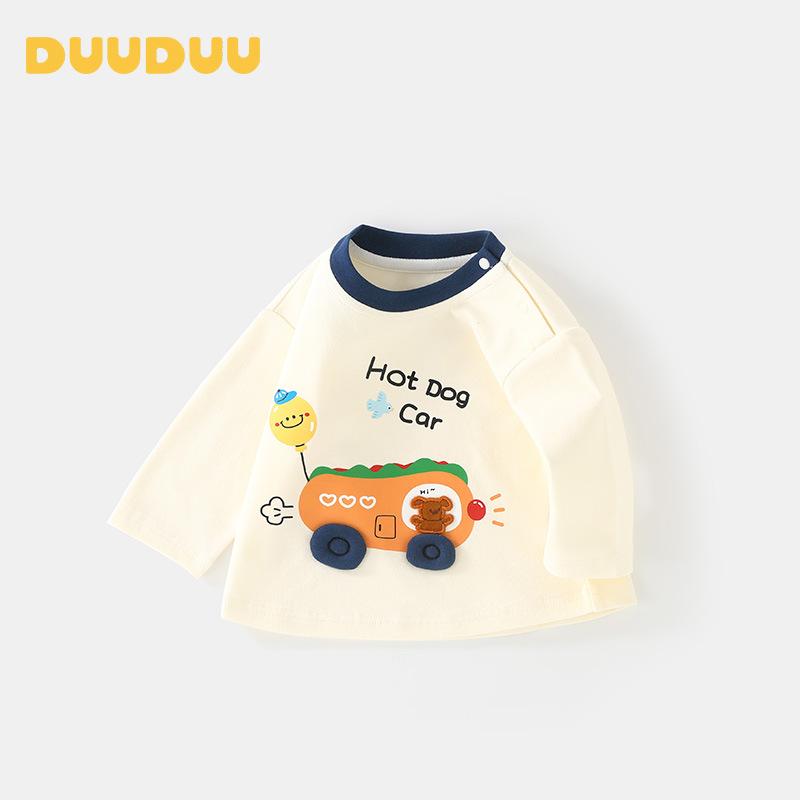 Tシャツ 子供服 長袖トップス カットソー 男児 ベビー服 韓国風 秋服