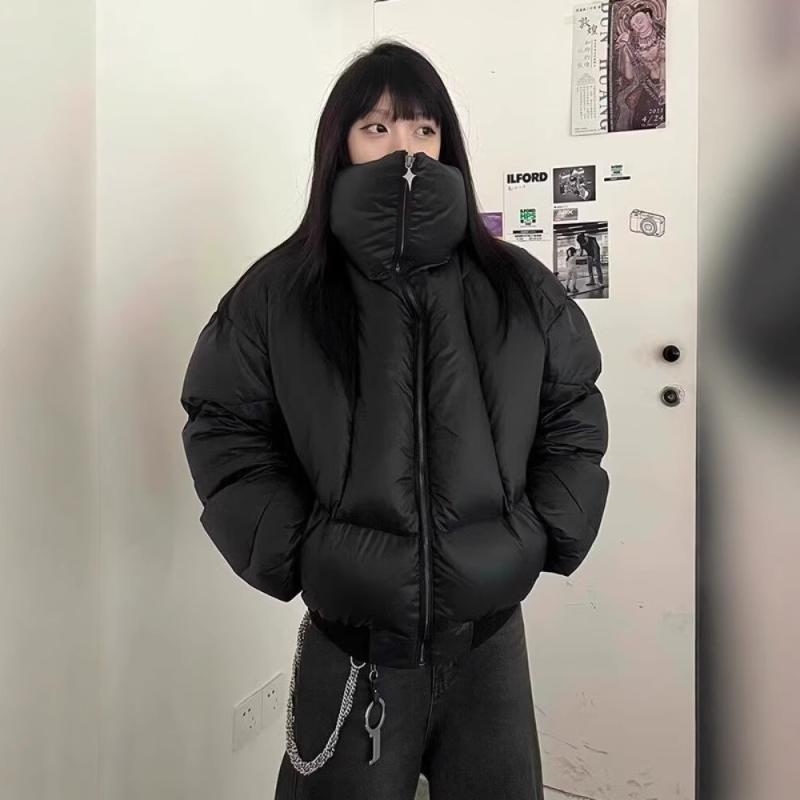 ジャケット 男性用 中綿入り 欧美スタイル デザイン 厚手 立襟 アウター 防寒 暖かい ゆったり