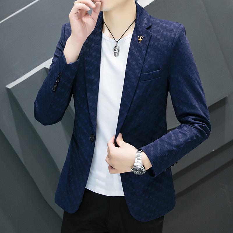 ジャケット 男性用 スリム カジュアル 韓国風 アウター