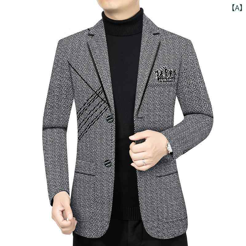 ジャケット 男性用 シニア向け カジュアル 普段使い 雪尼ール 上着 シニア 高品質 テーラードジャケット アウター