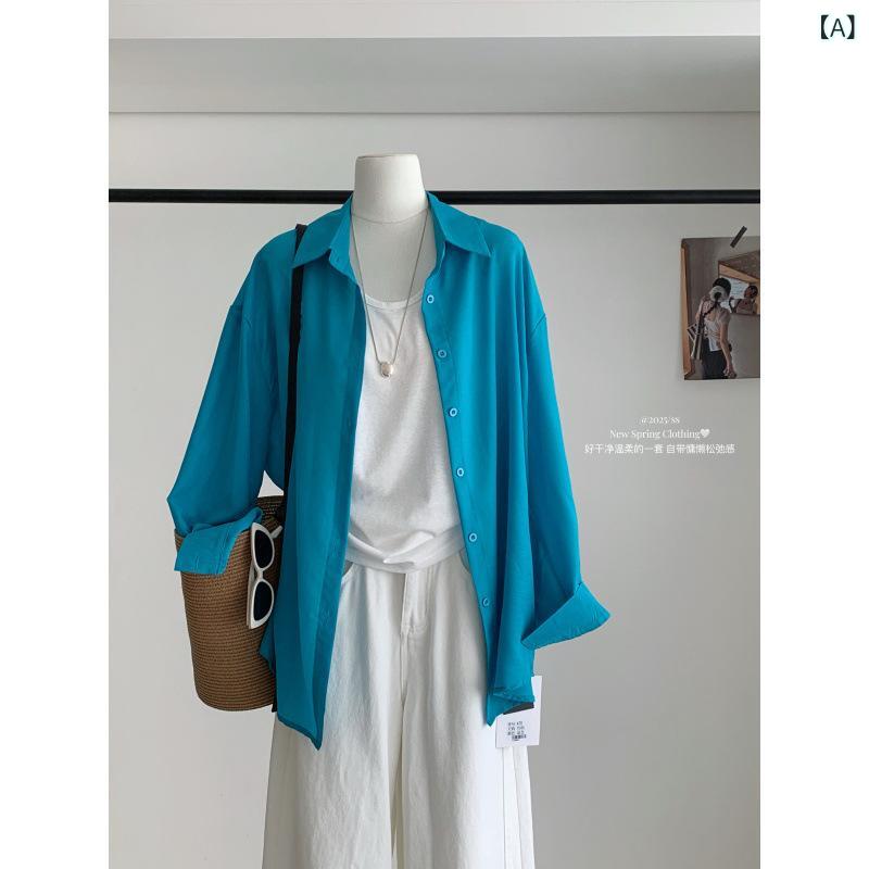 シャツ レディース 薄手 接触冷感 ノースリーブ トップス 2点セット おしゃれ かわいい 韓国風 オフィスカジュアル 春夏