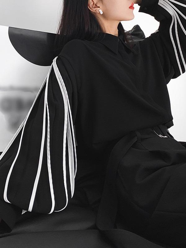 シャツ レディース 春夏 パフスリーブ ギャザー ゆったり 通勤 オフィス カジュアル きれいめ フェミニン デザイン 長袖 トップス ブラウス