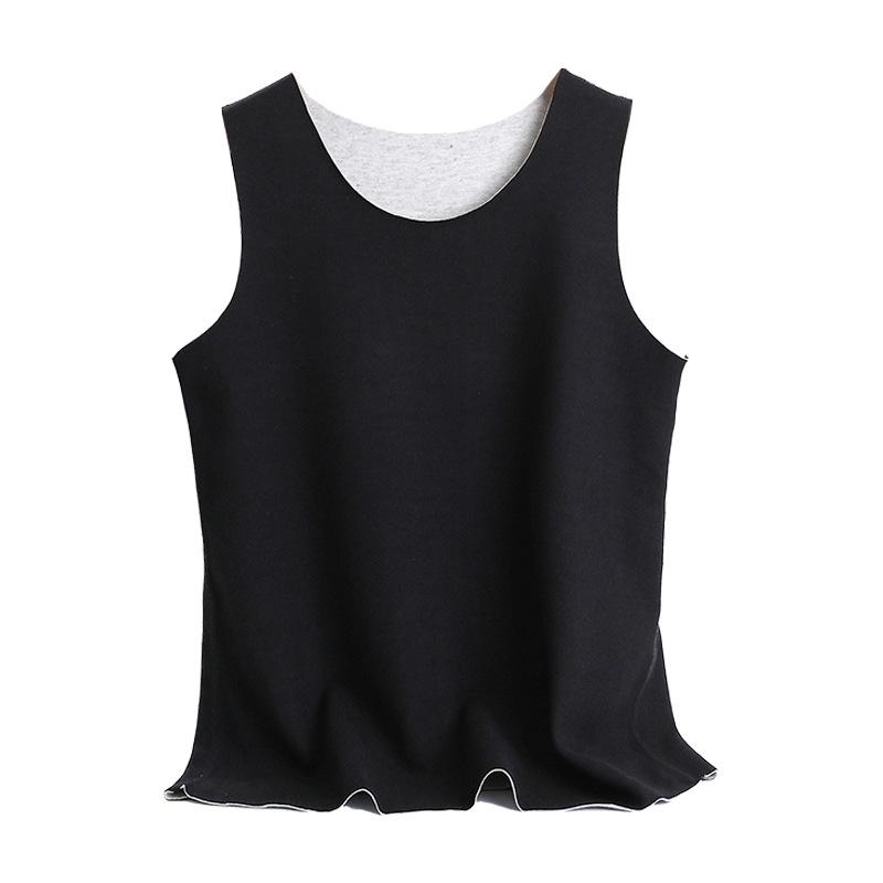 タンクトップ レディース 大きいサイズ ゆったり インナー 中高年 母親 暖かい 肌着 カン肩