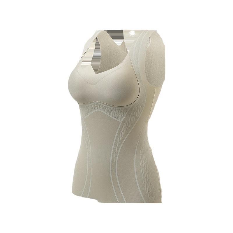 ベスト レディース カップ付き あったか 補正インナー スタイルアップ スポブラ 運動 防寒 あったかインナー