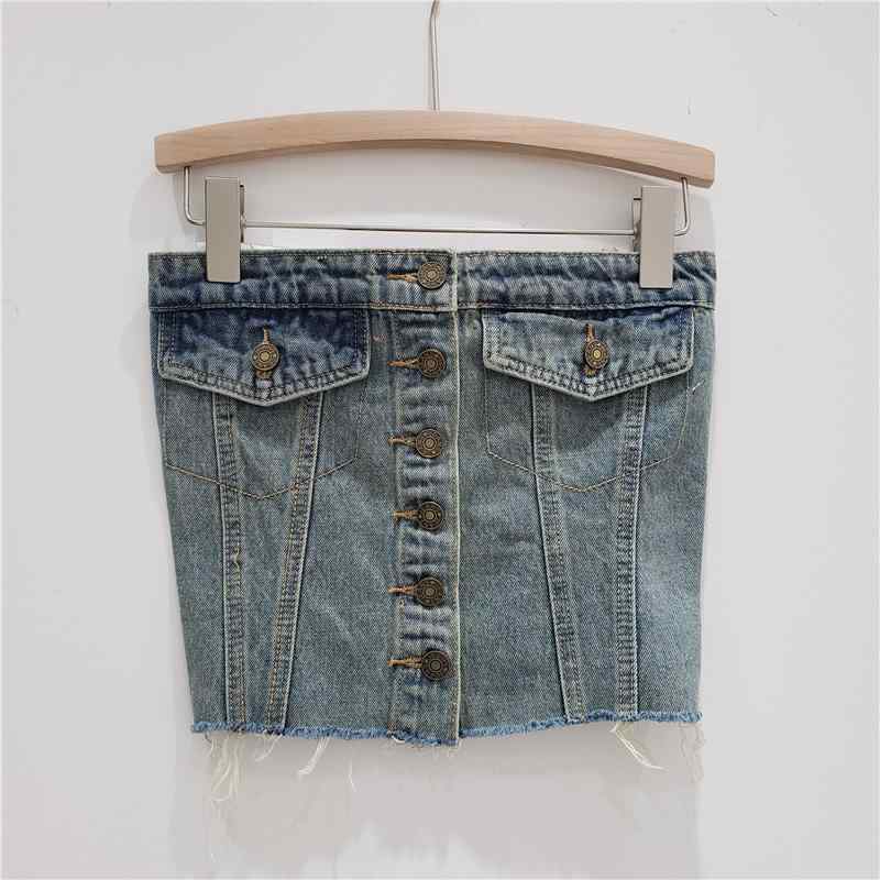 キャミソール レディース ボタン へそ出し デニム セクシー トップス 毛羽立ち クロップド丈 チューブトップ 春夏