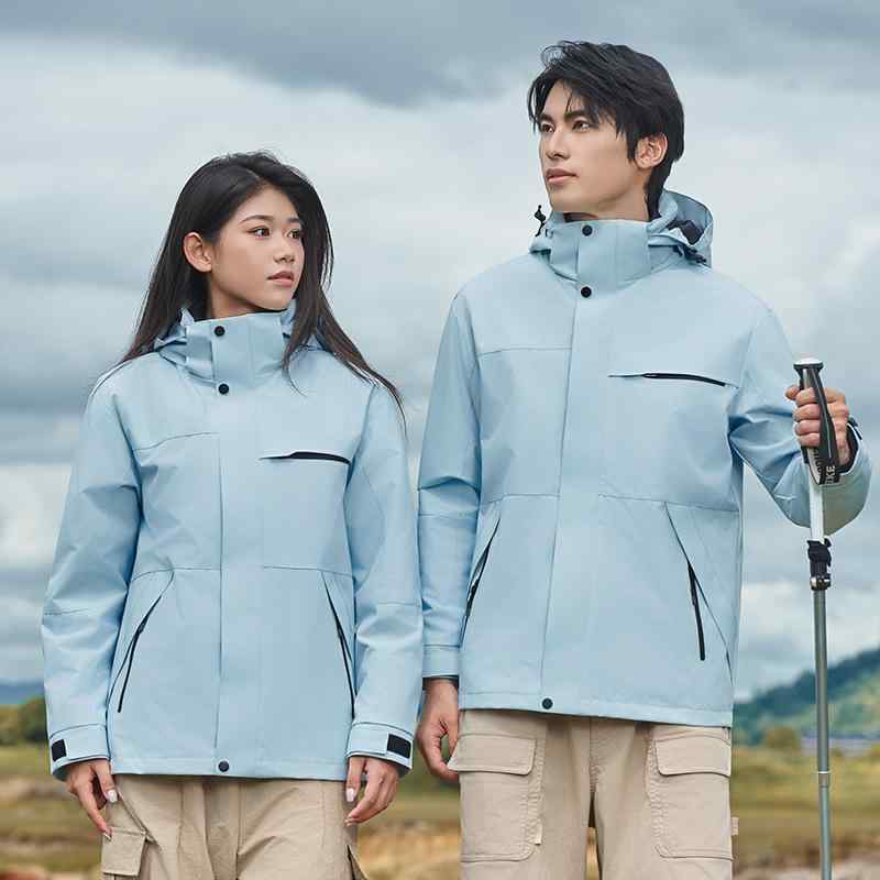 마운틴 파커 레이디스 탈착 가능 방풍 방수 아우터 맨즈 등산 웨어 가을 겨울 아웃도어