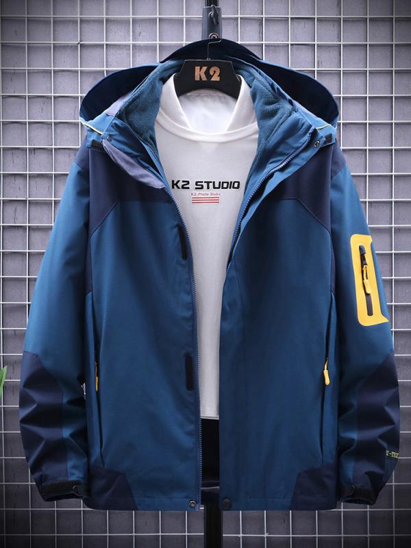 マウンテンパーカー 男性用 女性用 防風 防水 アウター 取り外し可能 登山 アウトドア ファッション