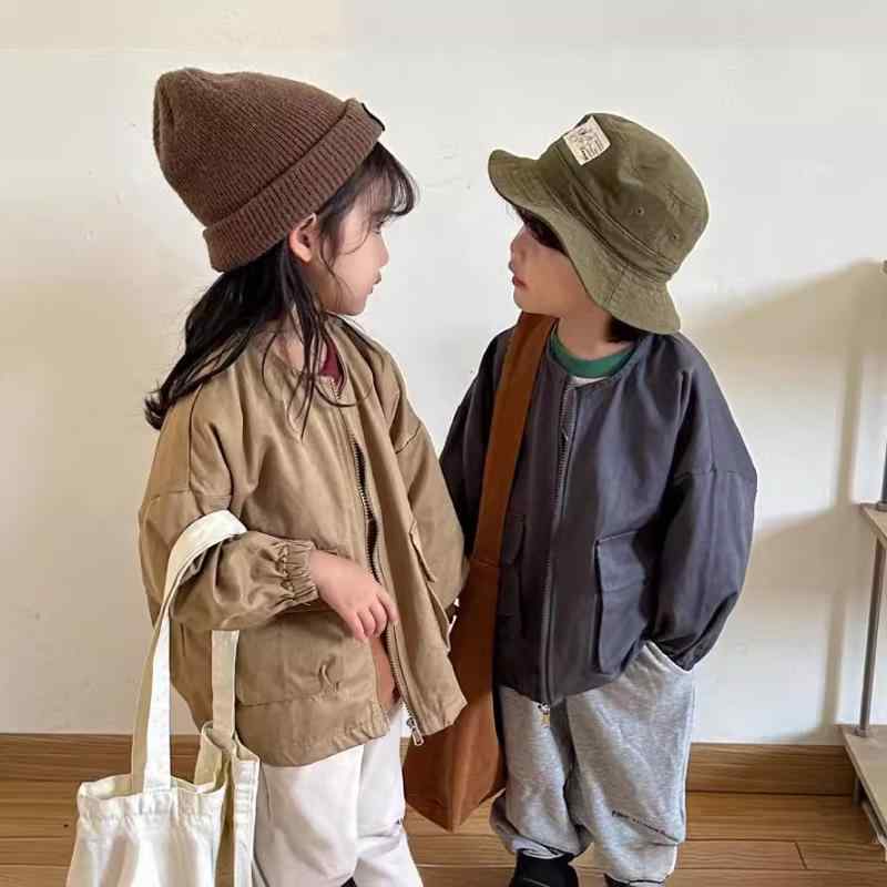 子供服 ジャケット 春秋 男の子 アウター 韓国風 ベビー服 女の子 ブルゾン