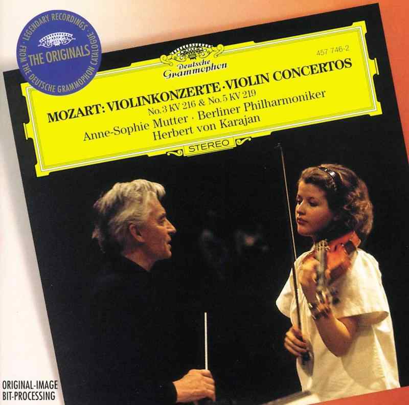 【中古】Mozart: Violin Concertos 3 &amp; 5 / Mutter, Karajan, Berlin Philharmonic Orchestra