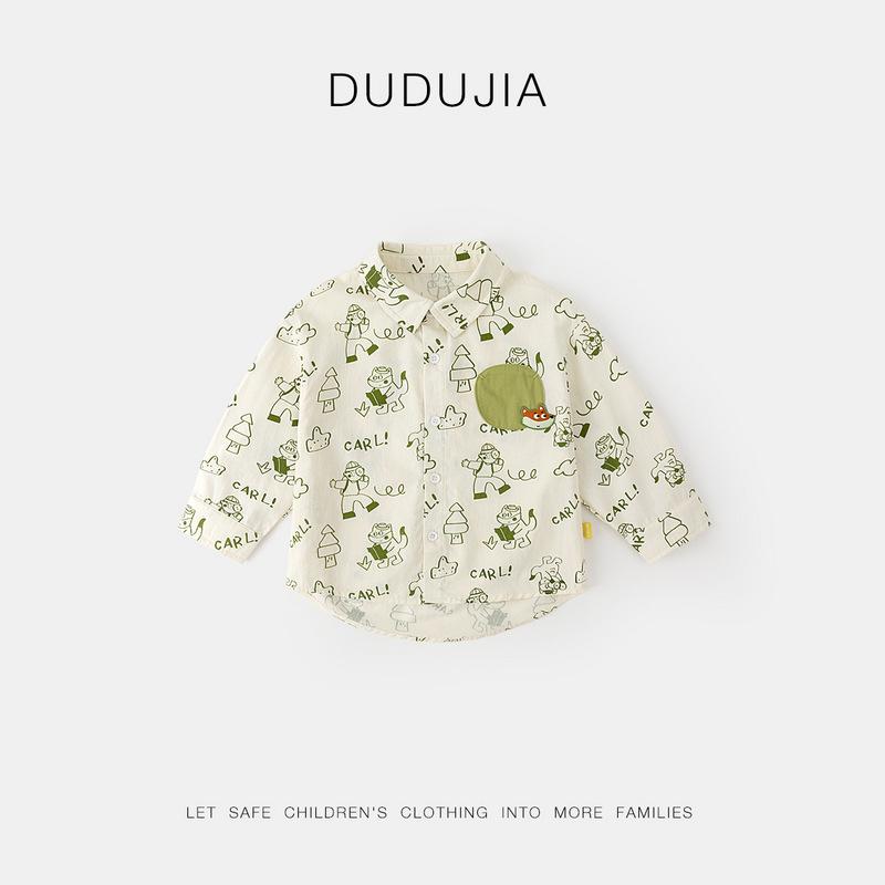 シャツ キッズ 子供服 秋冬 男の子 シャツ 長袖 女児 シャツ カーディガン