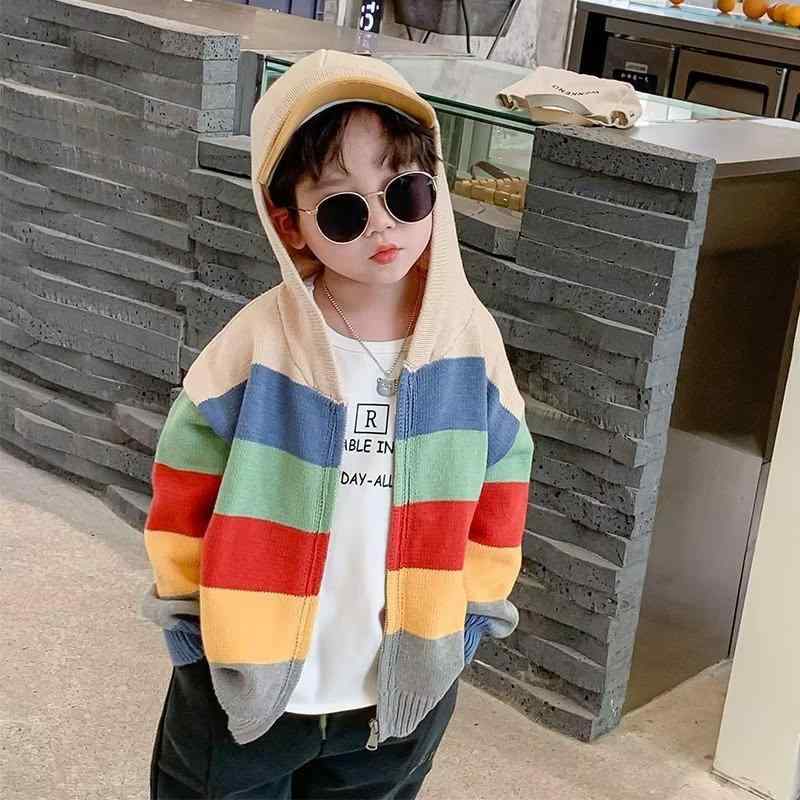 子供服 カーディガン 春秋 男の子 ニット アウター 男児 カジュアル 韓国風
