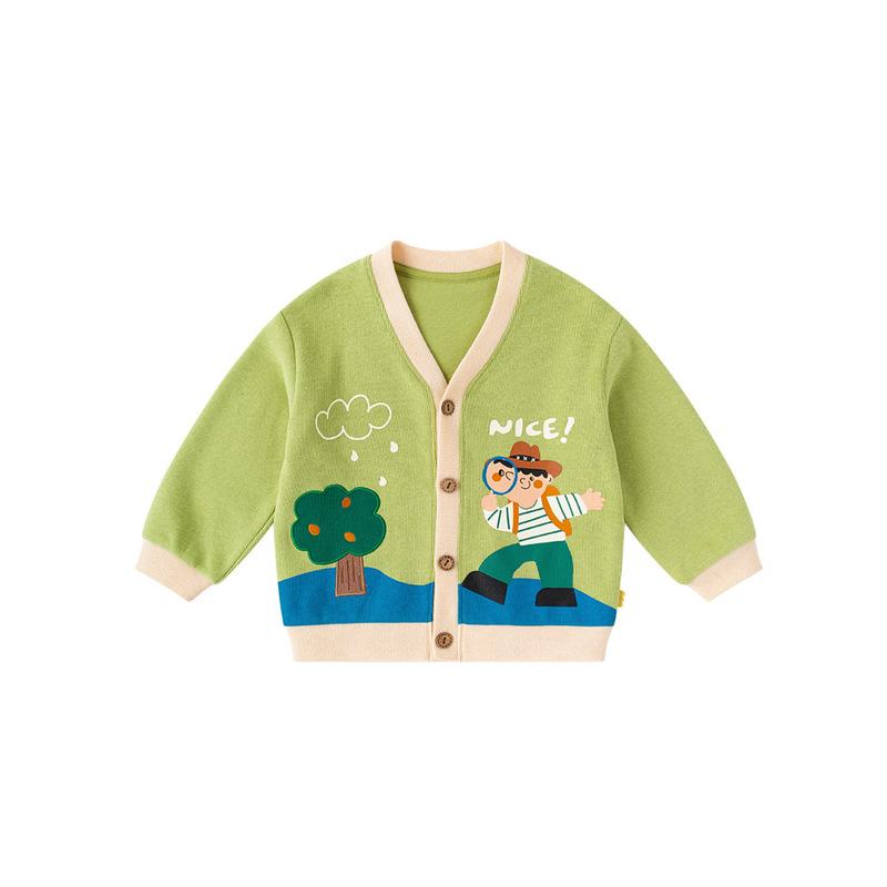 ベビー服 春秋 カーディガン 男の子 アウター 女の子 春物 洋風 かわいい 上着