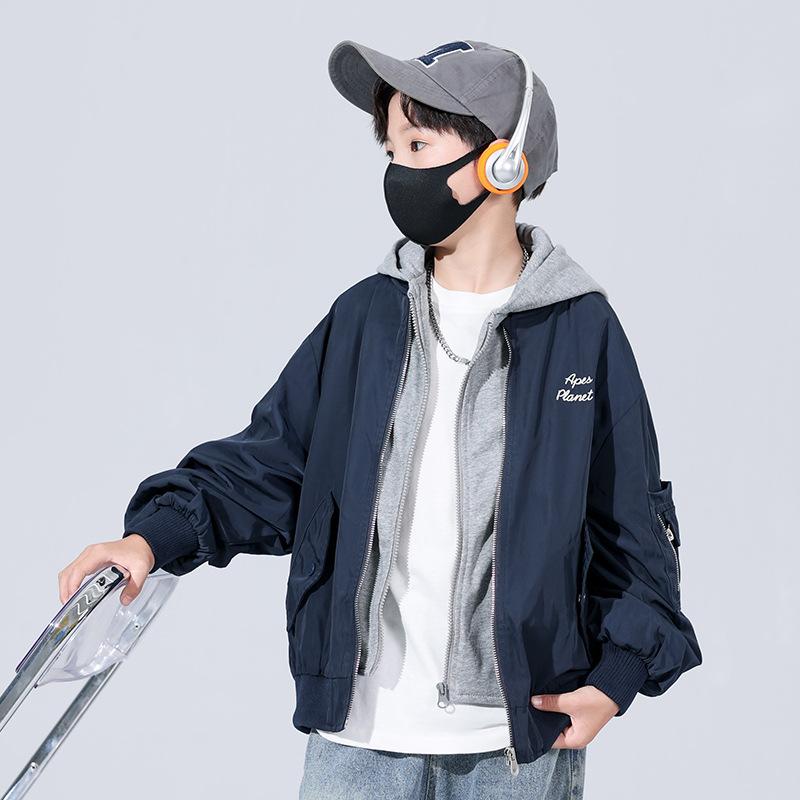 ジャケット キッズ 男の子 秋物 子供服 パーカー ボーイズ おしゃれ かっこいい ジャンパー ブルゾン 野球 スポーツ