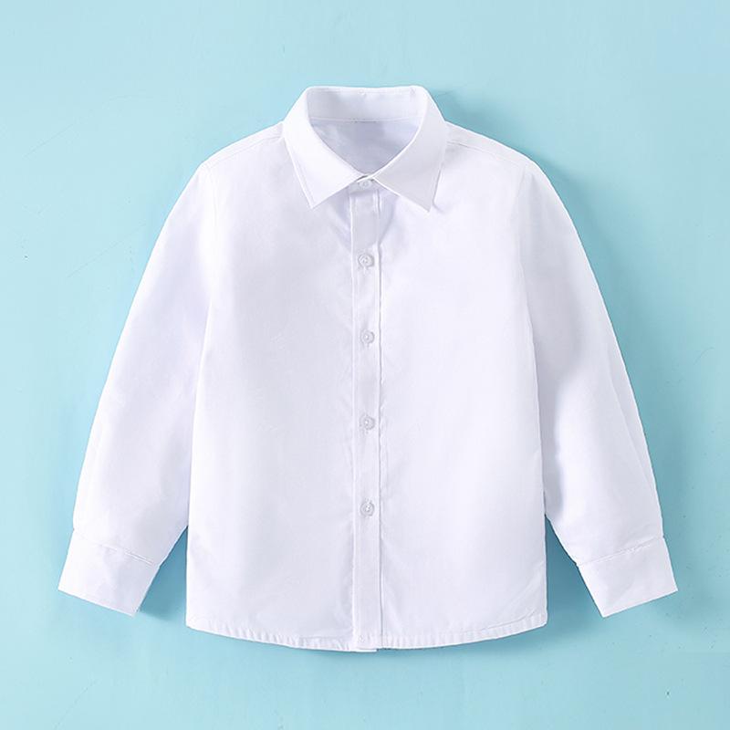 シャツ キッズ 長袖 綿 小学生 スクールシャツ 女の子 ブラウス フォーマル 発表会 演奏会 礼服・適用性別: 中性/男女兼用・適合年齢: 中大童（8歳以上、140cm以上）・実写有無: 実写、モデルあり・スタイル: シンプル・ネックライン: 方領・生地加工: 柔らかい・袖丈: 長袖・柄: 無地・要素: イギリス風・素材: 綿・主な生地の成分: 綿・主な生地の成分含有量: 30~50%・安全レベル: B類・色: 男児（長袖シャツ 綿35%）, 女児（長袖シャツ 綿35%）, 男児半袖（綿35%）, 女児半袖（綿35%）・対応身長: 100cm, 110cm, 120cm, 130cm, 140cm, 150cm, 160cm, 170cm, 180cm・商品カテゴリ: 子供用シャツ