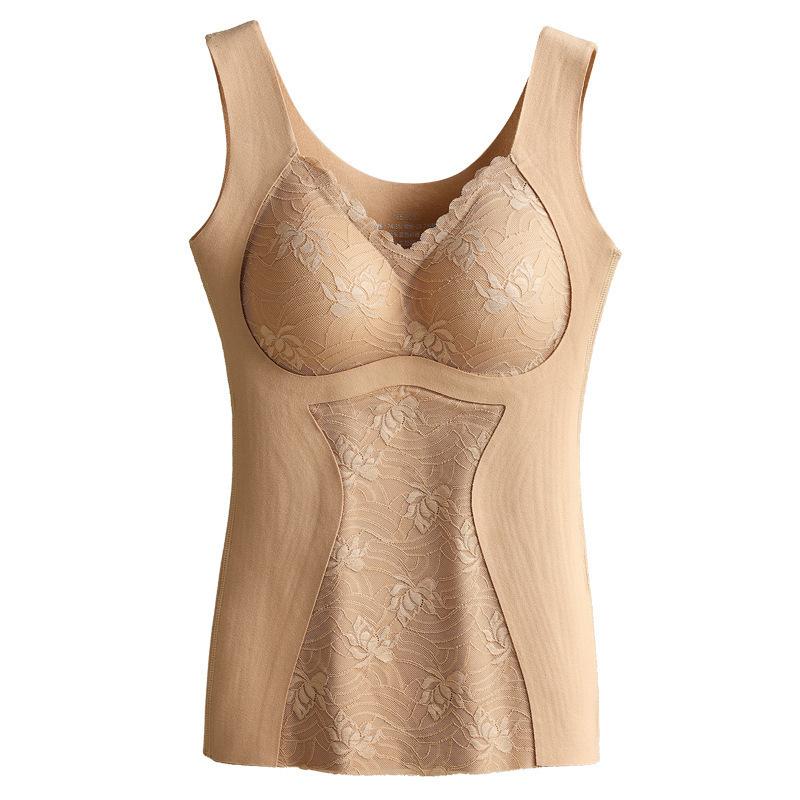 タンクトップ レディース 大きいサイズ あったかインナー 授乳ブラ ブラトップ ノンワイヤー 脇高 補正 無地 シンプル デコルテ 部屋着 肌着 下着2