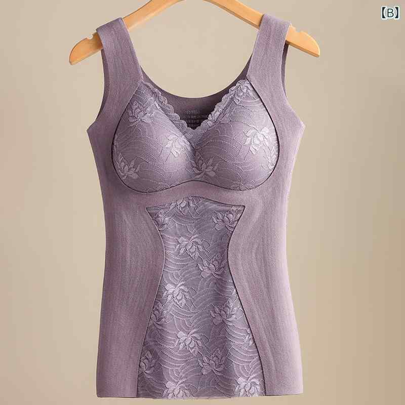 タンクトップ レディース 大きいサイズ あったかインナー 授乳ブラ ブラトップ ノ...