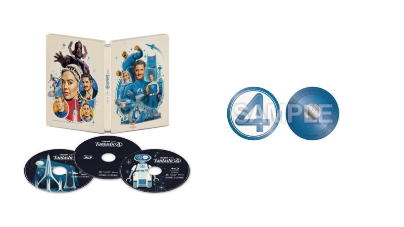 【中古】【】ファンタスティック4：ファースト・ステップ　4K UHD ＋ 3D ＋ ブルーレイ セット（スチールブック仕様） ピンバッジ付コレクション [Blu-ray]
