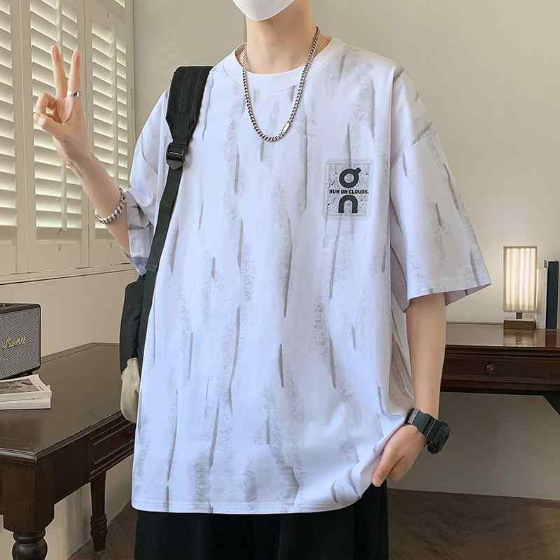 Tシャツ 男の子 初中高生 大童 半袖 ゆったり トップス 普段使い 部屋着 アウトドア