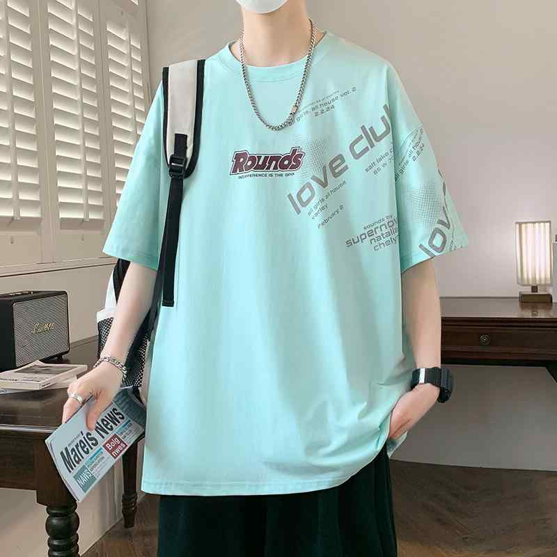 T셔츠 키즈 소년 12세 13세 14세 15세 16세 아동복 반소매 탑스 초중학생 고교생 평상시 사용 멋진 귀여운