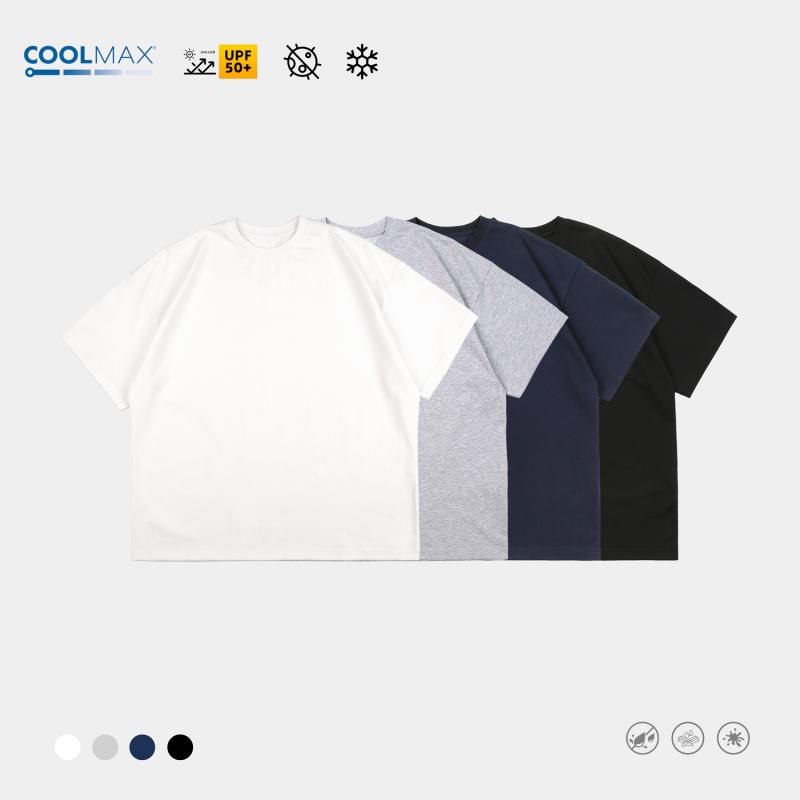 Tシャツ 男性用 COOLMAX 接触冷感 吸湿速乾 抗紫外線 半袖 トップス 小領口 スポーツ アウトドア・スタイル: 日式復古・主な素材: 綿・対象者: 青年・タイプ: プルオーバー・ネックライン: ラウンドネック・袖丈: 半袖・厚さ: 普通・フィット: ゆったり・カラー: オフホワイト, グレー, ネイビー, ブラック・サイズ: S, M, L, XL・カテゴリ: Tシャツ・袖のタイプ: レギュラー・重さ: 250g・対象年齢: 成人・対象性別: 男性・製品カテゴリ: Tシャツ・柄: 無地・主な生地の成分含有量: 71%-80%