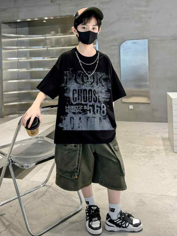 Rakuten - Tシャツ 男の子 子供服 半袖 トップス 夏物 中 বড় キッズ ボーイズ カジュアル 普段着
