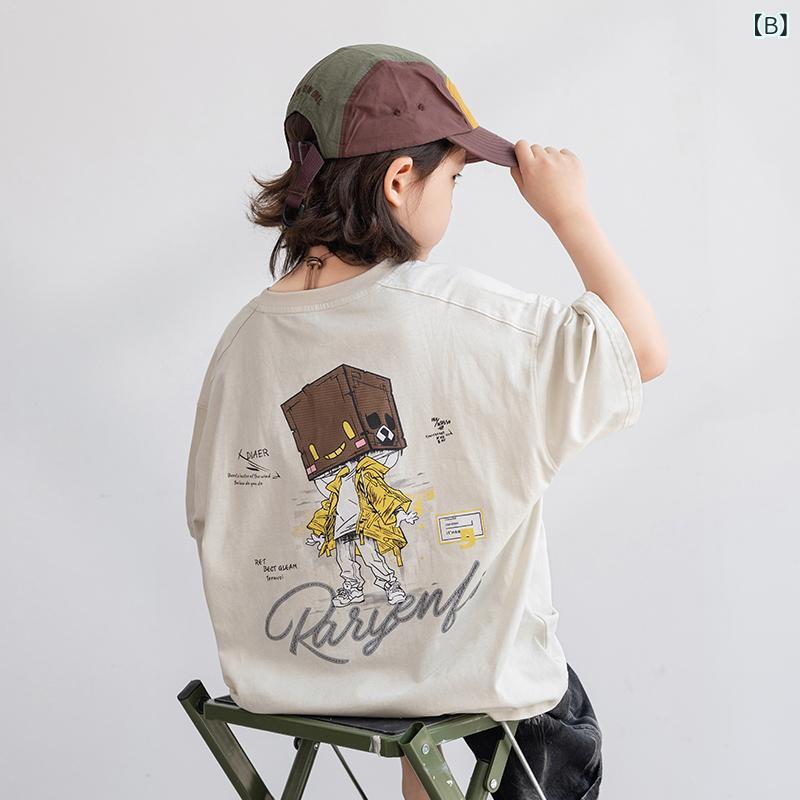 Tシャツ キッズ 子供 夏服 半袖 体恤 おしゃれ かわいい 普段使い