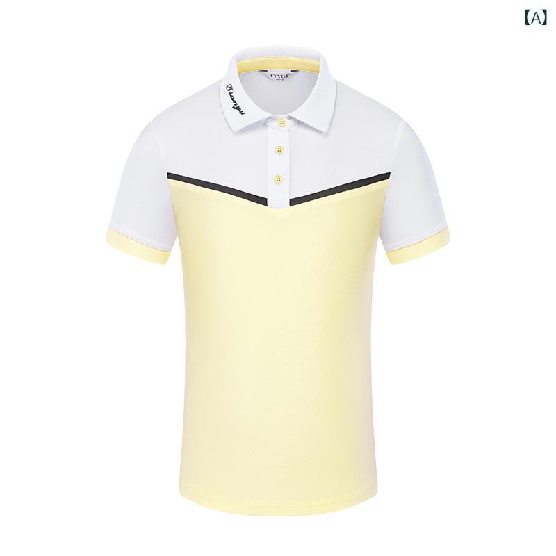 ゴルフウェア 子供 半袖 ポロシャツ 男の子 女の子 スポーツ トップス Tシャツ 速乾 接触冷感