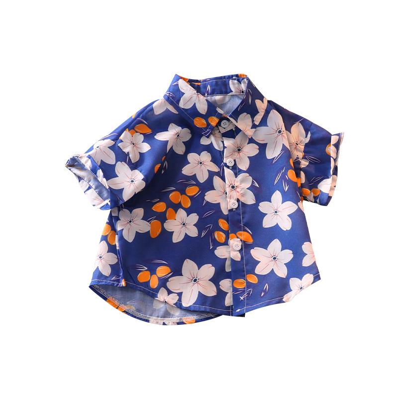 シャツ 子供服 半袖シャツ 短パン セットアップ 男の子 春夏 トップス かっこいい かわいい おしゃれ 上下セット